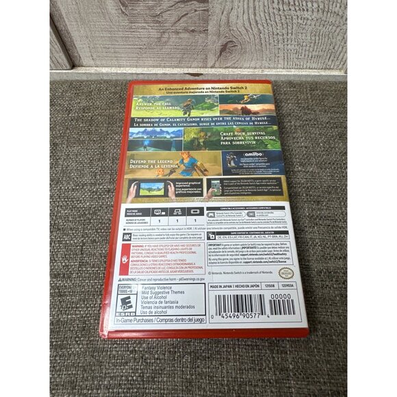 The Legend Of Zelda: Breath Of The Wild Nintendo Switch 2 Edition Game - Picture 2 of 4